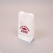 Custom-Printed White Kraft 4-lb Bag